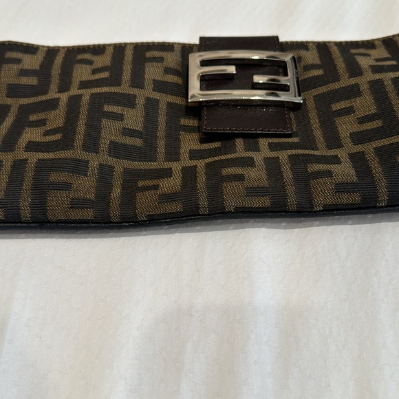 Vintage Fendi Mini Baguette Zucca Shoulder Bag - Picture 12 of 16